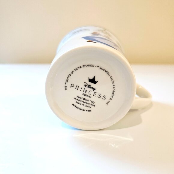 Disney Princess Cinderella Mug Elegant Gold Filigree Prince Ball Dance Scene - Picture 7 of 7